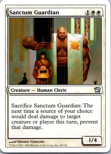 Sanctum Guardian (Italian) - "Guardiano del Santuario" U PSAL #G51 NM MTG Magic