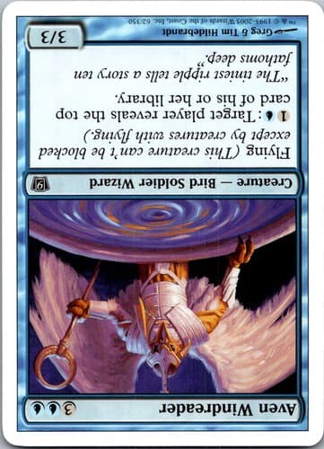 Aven Windreader C 9ED #62 NM MTG Magic