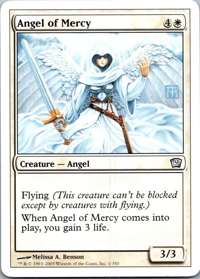 Angel of Mercy (Italian) - "Angelo della Misericordia" U PSAL #G14 NM MTG Magic