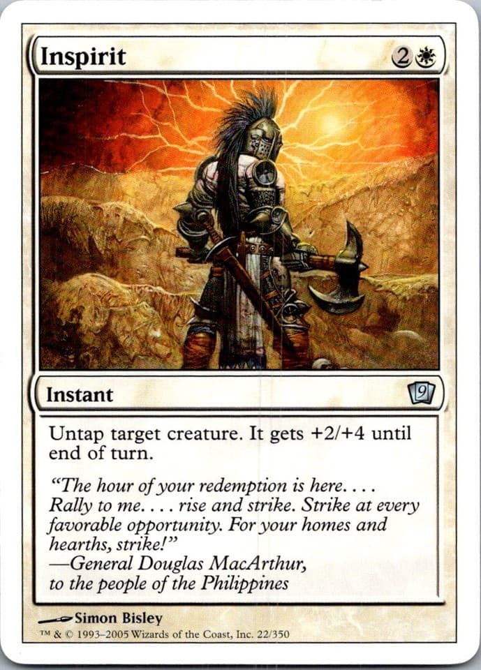 Inspirit U 9ED #22 NM MTG Magic