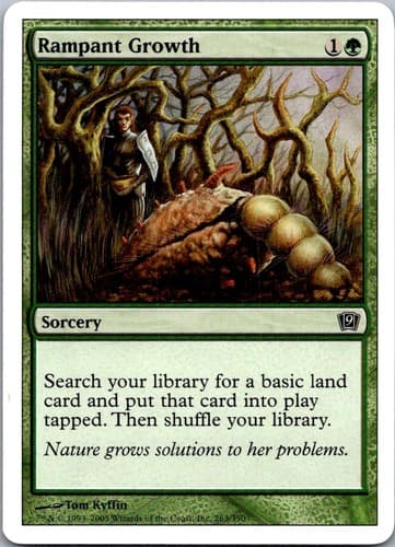 Rampant Growth C 9ED #263 NM MTG Magic
