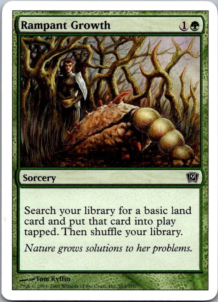 Rampant Growth C 9ED #263 NM MTG Magic