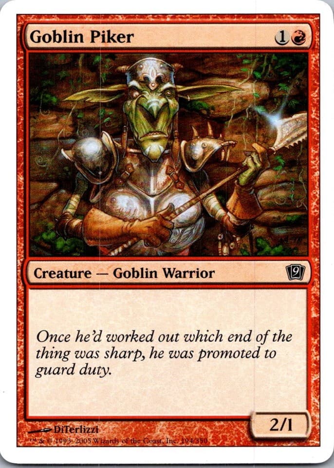 Goblin Piker (Spanish) - "Lancero trasgo" C PS11 #106 LP MTG Magic