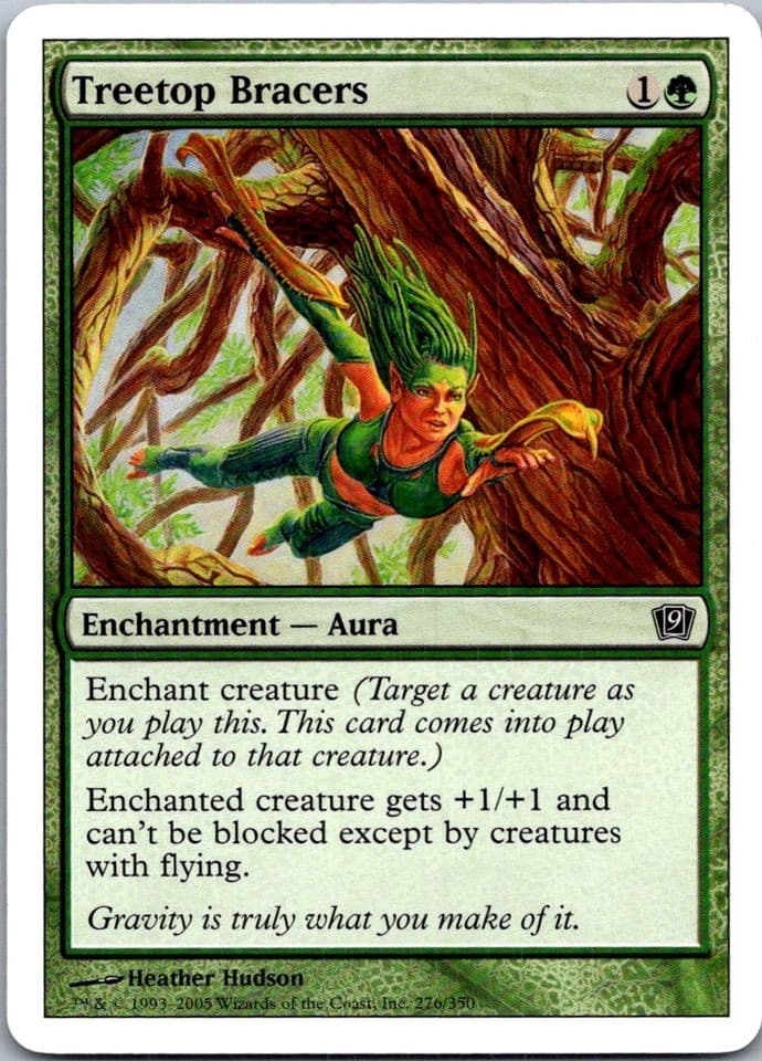 Treetop Bracers C 9ED #276 NM MTG Magic