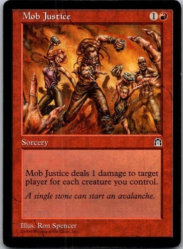 Mob Justice C STH # LP MTG Magic