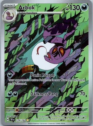 Arbok Illustration Rare SV05: Temporal Forces 176/162 NM