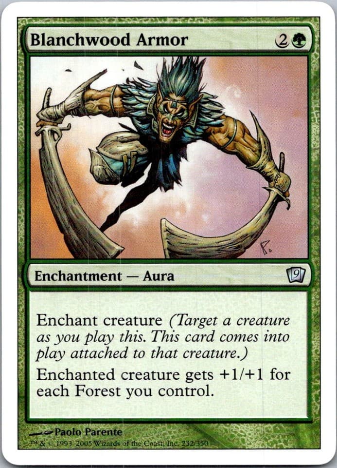 Blanchwood Armor U 8ED #234 LP MTG Magic