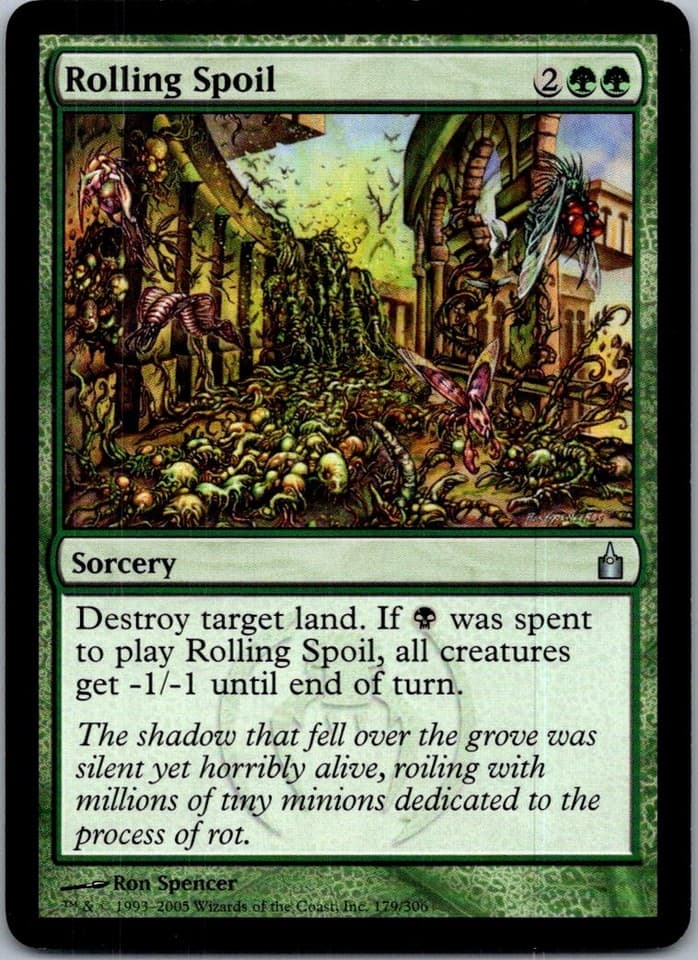 Rolling Spoil U RAV #179 LP MTG Magic