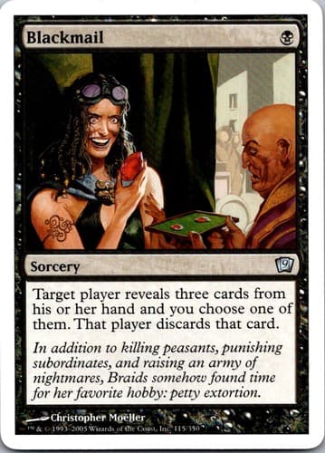 Blackmail U 9ED #115 NM MTG Magic