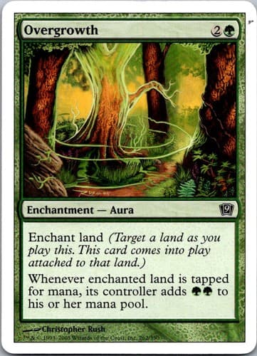 Overgrowth C 9ED #262 NM MTG Magic