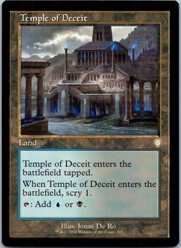 Temple of Deceit (Retro Frame) R Commander: The Brothers' War 205 NM