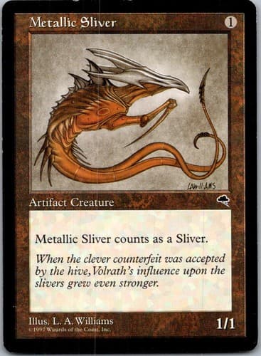 Metallic Sliver C TMP #297 LP MTG Magic