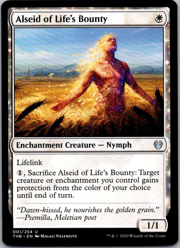 Alseid of Life's Bounty U LIST #001/254 NM MTG Magic