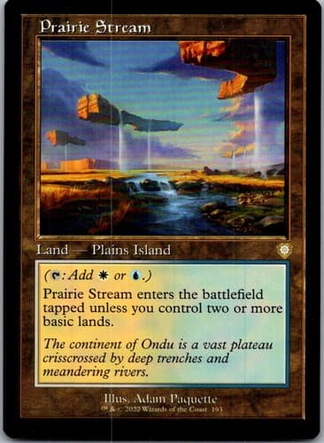 Prairie Stream (Retro Frame) R BRC #193 LP MTG Magic