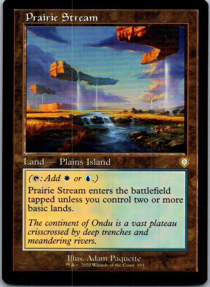 Prairie Stream (Retro Frame) R BRC #193 LP MTG Magic