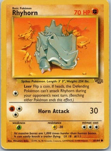 Rhyhorn Common Legendary Collection 090/110 NM