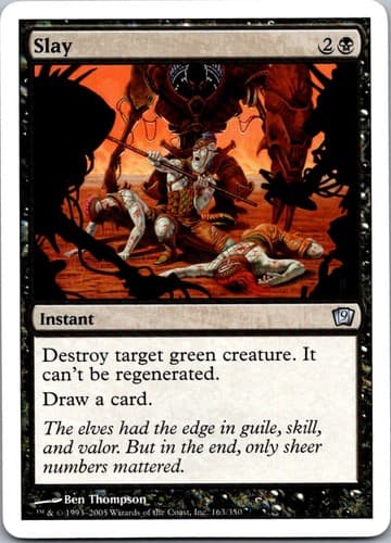 Slay U 9ED # NM MTG Magic