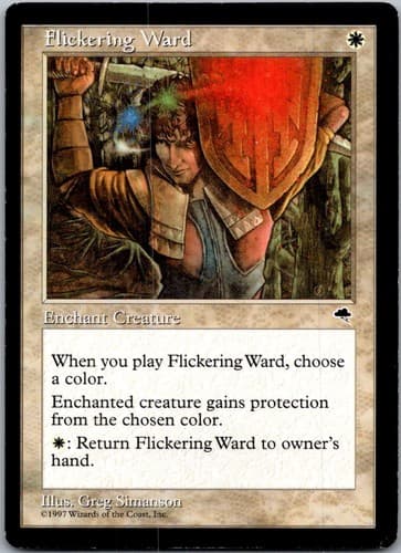 Flickering Ward U TMP #19 LP MTG Magic