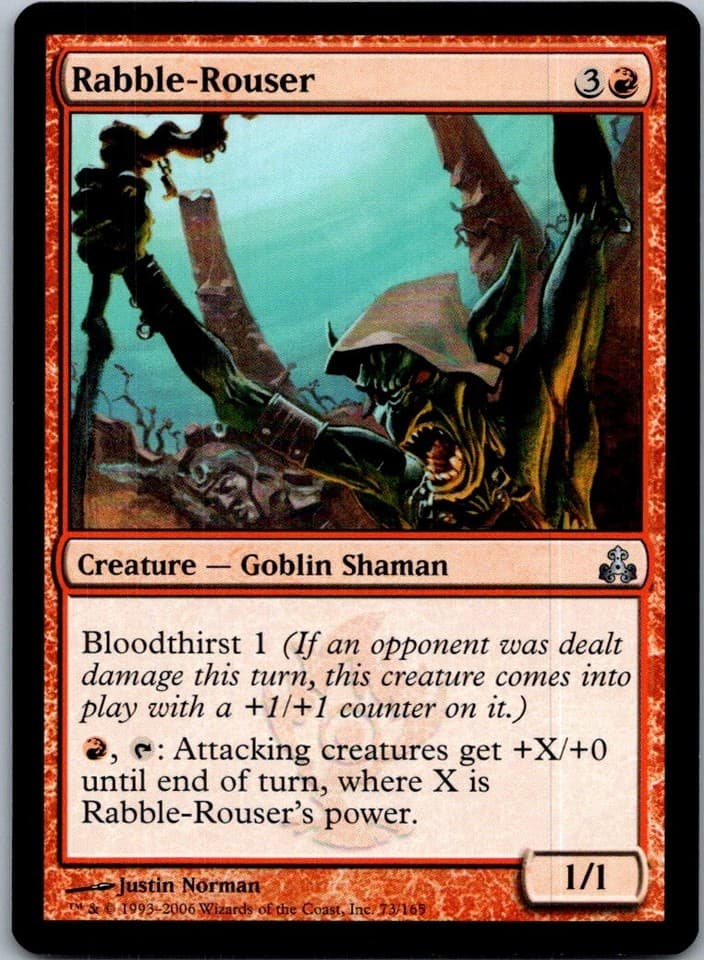 Rabble - Rouser U GPT #73 LP MTG Magic