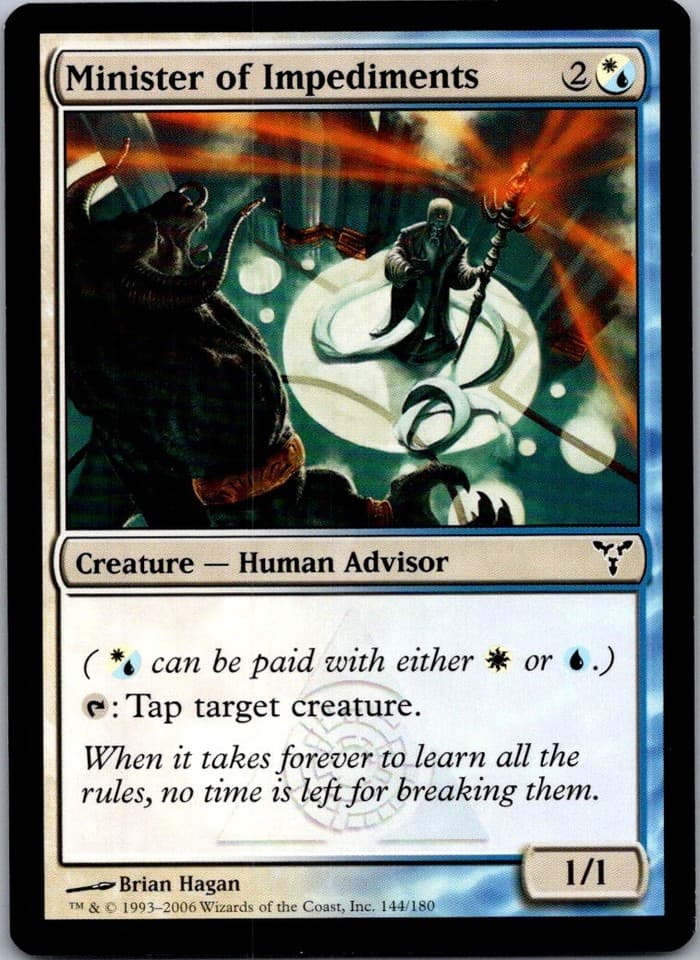 Minister of Impediments C DIS #144 NM MTG Magic