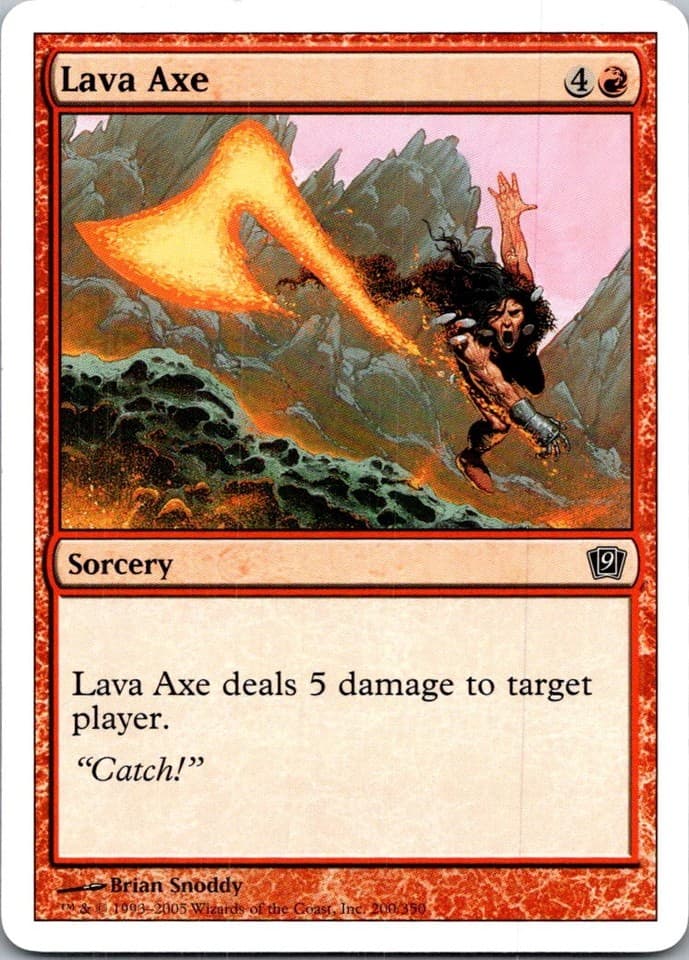 Lava Axe C M10 #145 LP MTG Magic