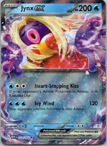 Jynx ex - Double Rare SV: Scarlet & Violet 151 124/165 NM