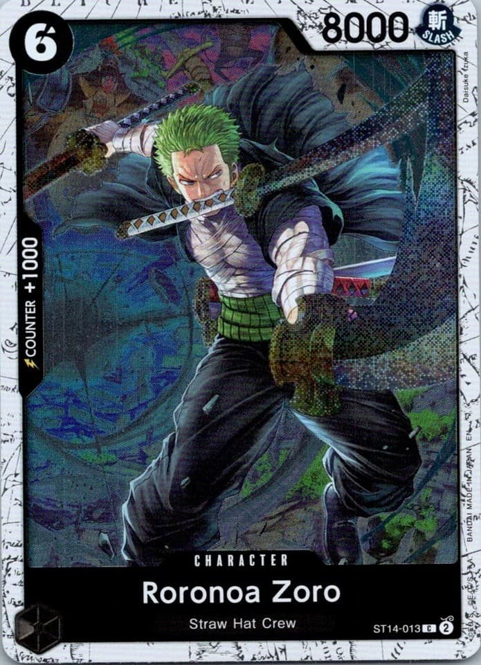 Roronoa Zoro C Starter Deck 14: 3D2Y ST14 - 013 NM