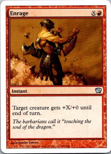 Enrage U 8ED #185 LP MTG Magic