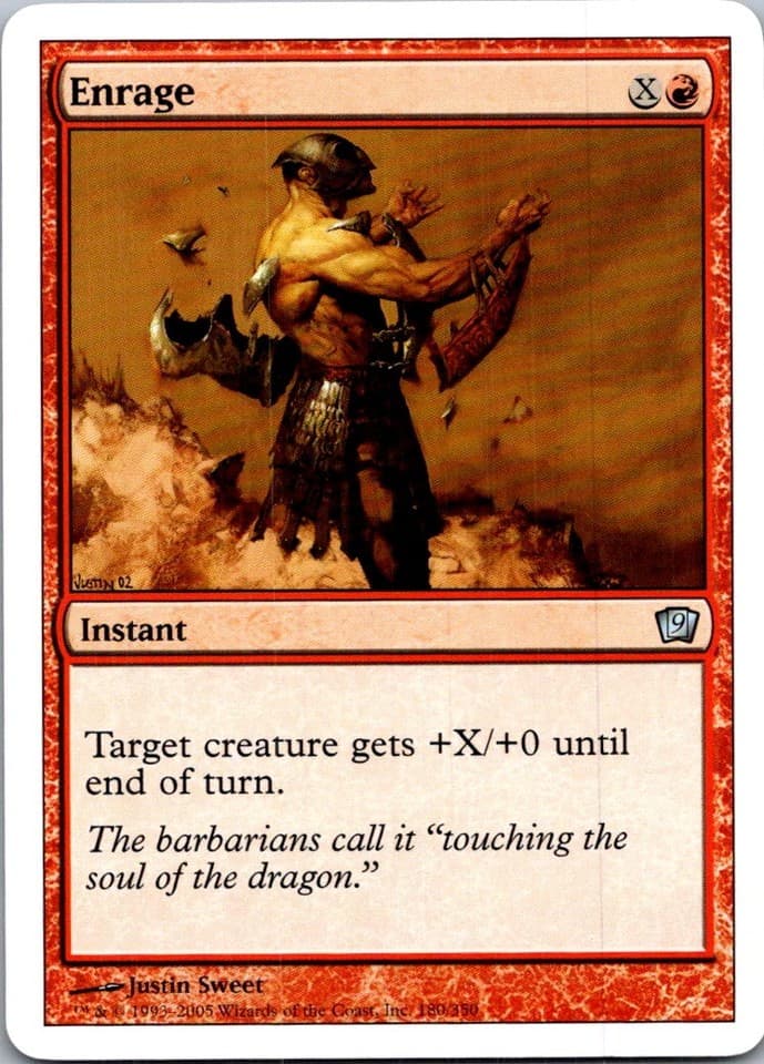 Enrage U 8ED #185 LP MTG Magic