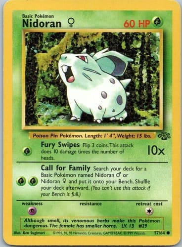 Nidoran F Common Legendary Collection 082/110 NM
