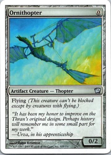 Ornithopter U 9ED #305 NM MTG Magic