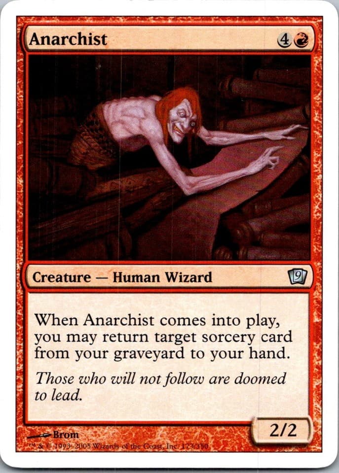 Anarchist U 9ED #173 LP MTG Magic