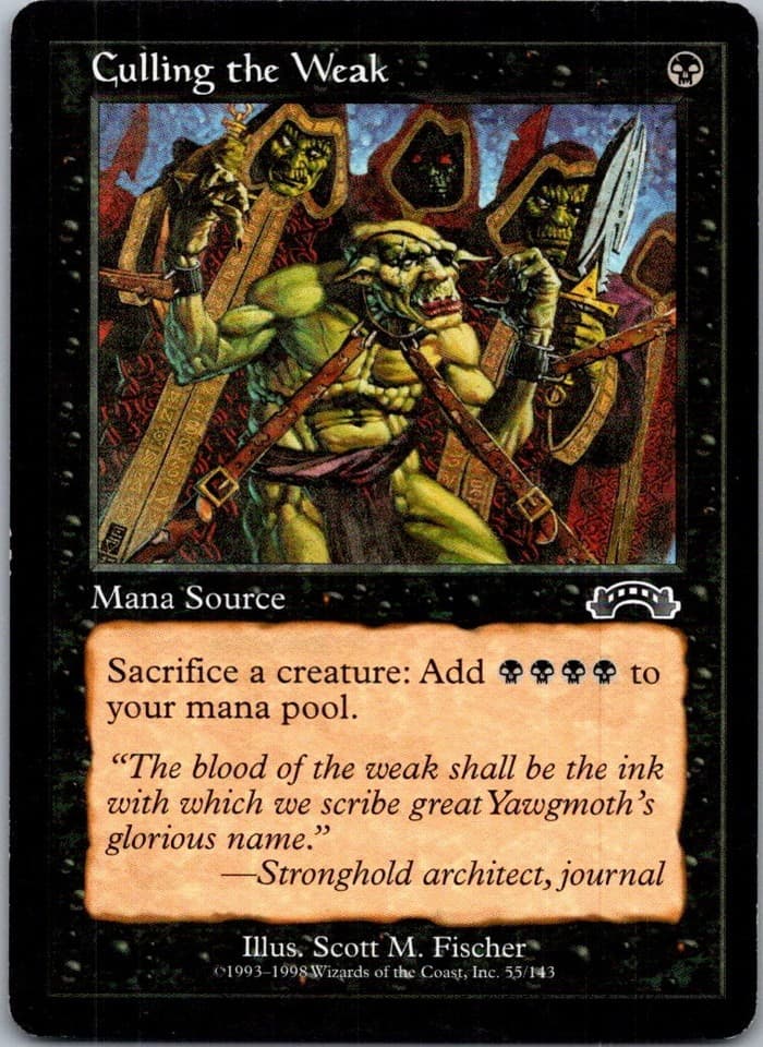 Culling the Weak C EXO #55 NM MTG Magic