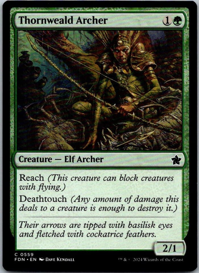 Thornweald Archer C DDR #22 NM MTG Magic