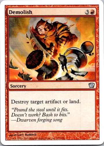Demolish U 9ED #179 LP MTG Magic