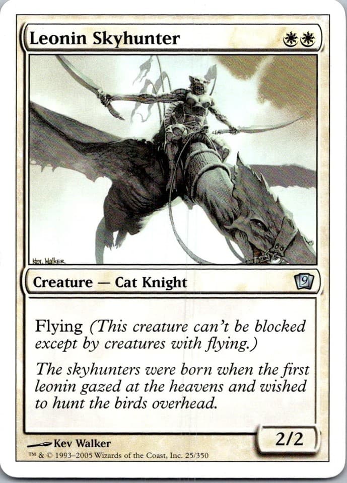Leonin Skyhunter (Italian) - "Solcacielo Leonid" U PSAL #L52 NM MTG Magic