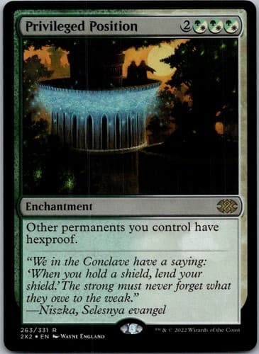 Privileged Position R 2X2 #263 LP MTG Magic