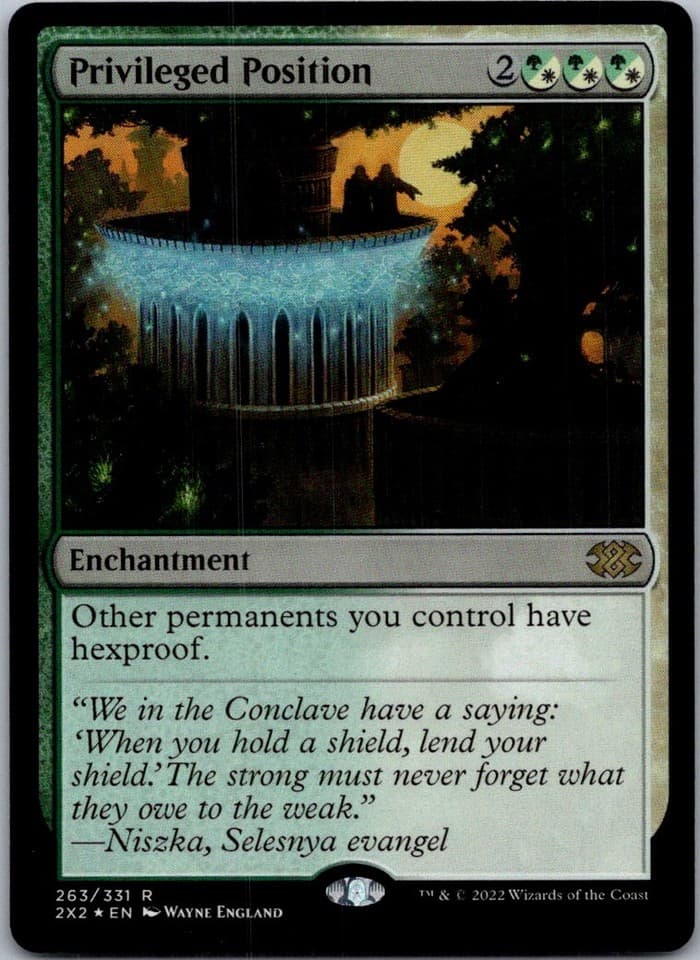 Privileged Position R 2X2 #263 LP MTG Magic