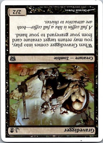 Gravedigger C 9ED #136 NM MTG Magic