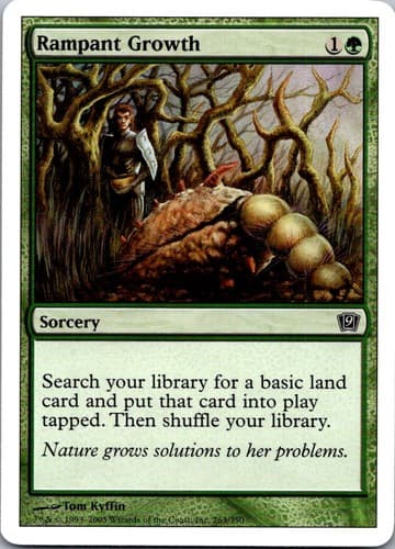 Rampant Growth C 9ED #263 NM MTG Magic