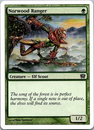 Norwood Ranger C 9ED #260 NM MTG Magic