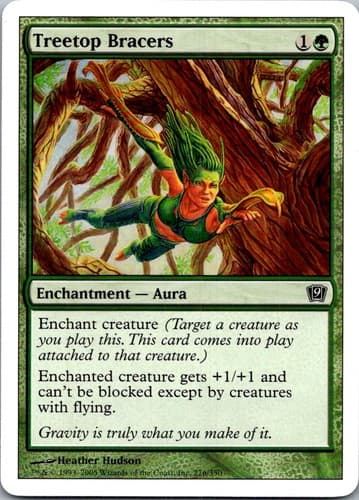 Treetop Bracers C 9ED #276 NM MTG Magic