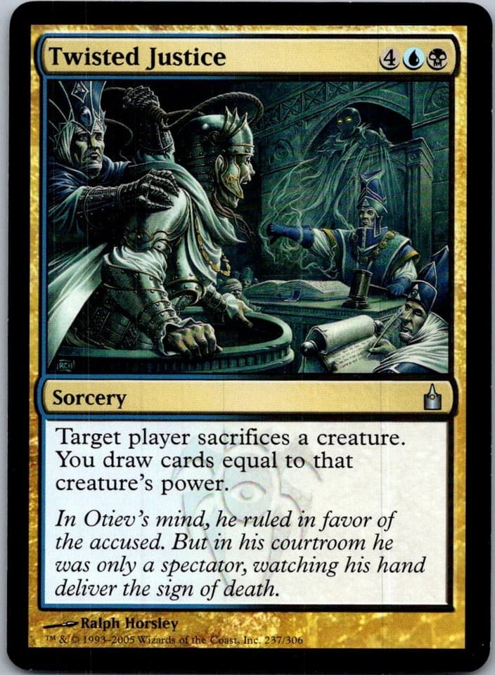 Twisted Justice U RAV #237 LP MTG Magic