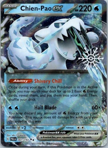 Chien - Pao ex Double Rare SV02: Paldea Evolved 061/193 NM