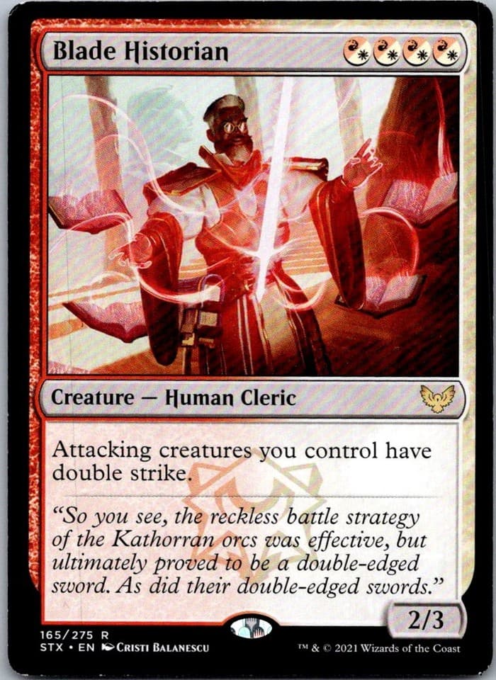 Blade Historian R PRE #165 LP MTG Magic