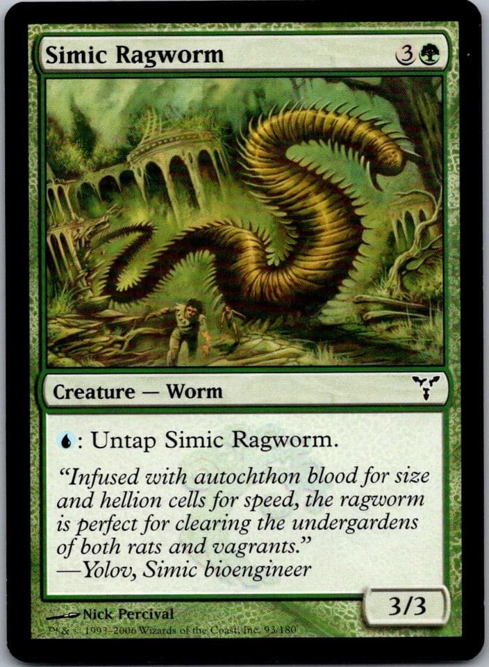Simic Ragworm C DIS #93 NM MTG Magic