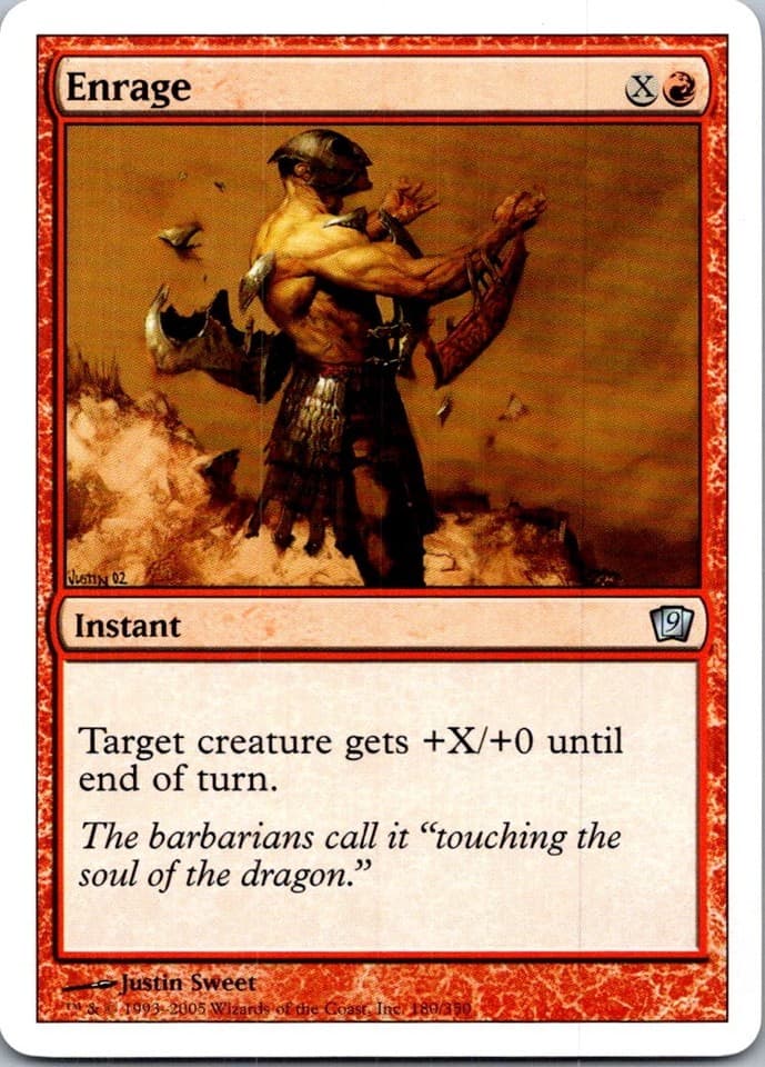Enrage U 8ED #185 LP MTG Magic