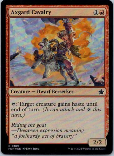Axgard Cavalry C Foundations 189 NM