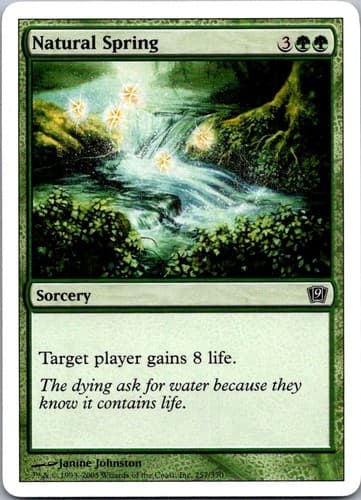 Natural Spring C 9ED #257 NM MTG Magic