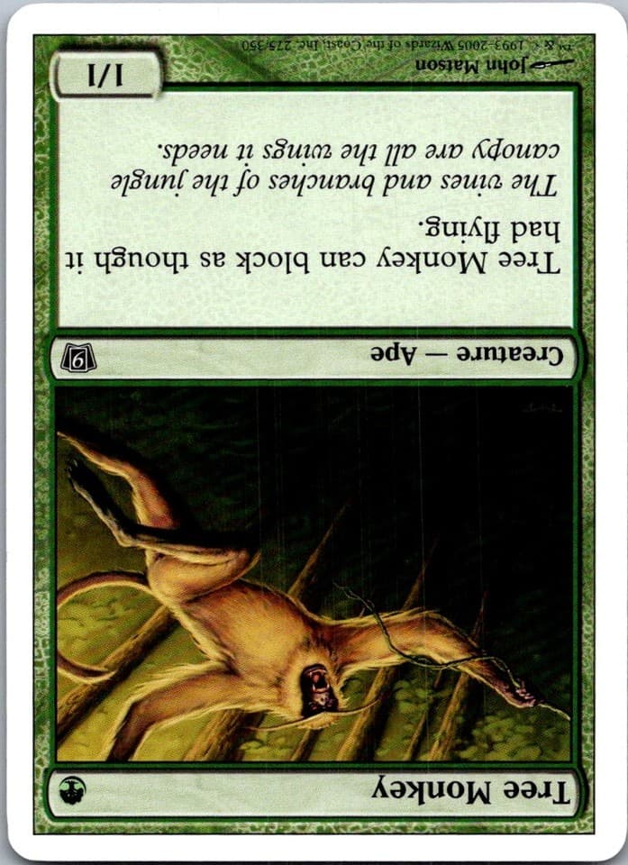 Tree Monkey C 9ED #275 NM MTG Magic